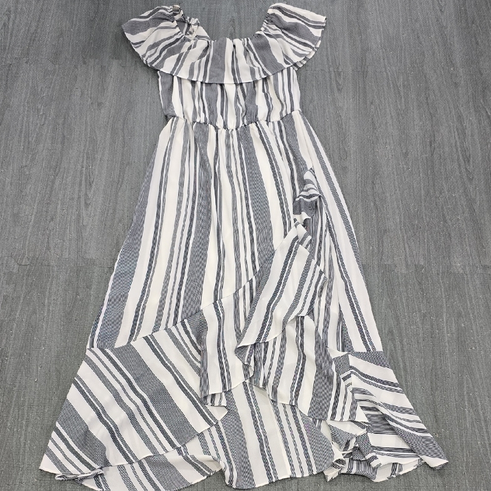 Maurices Black and White Striped Dress